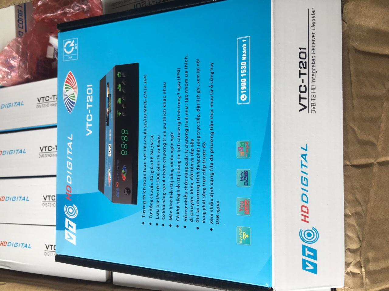 Đầu Thu Truyền Hình Mặt Đất DVB T2 VTC T201