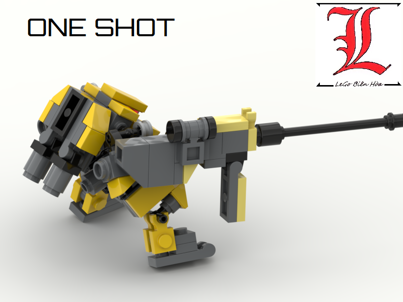Le Go Đồ Chơi Lắp Ráp Robot Mech Moc OneShot