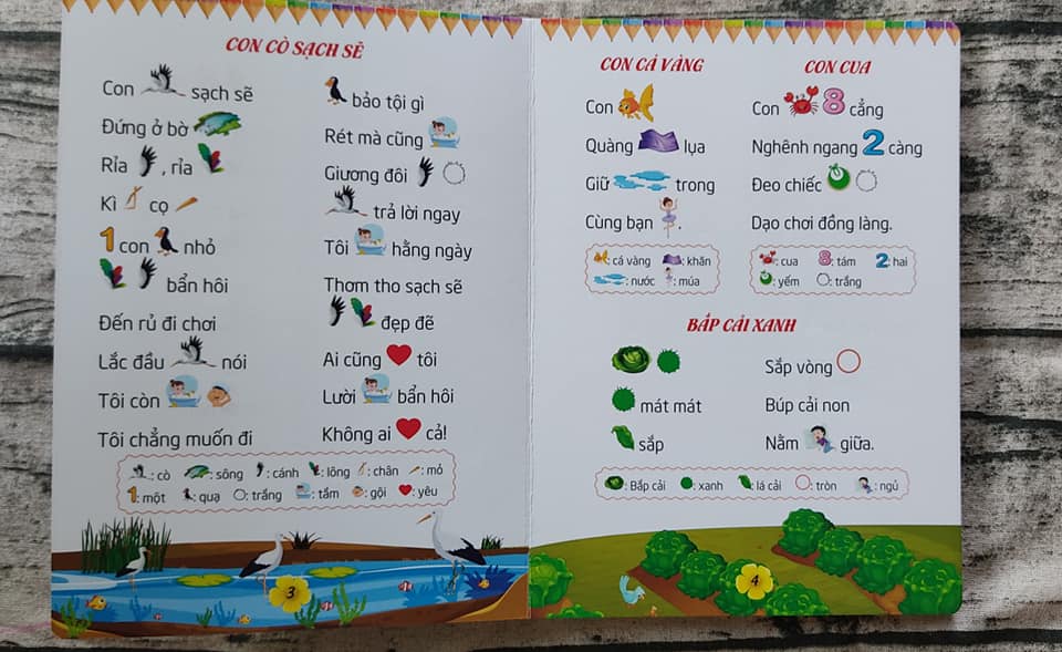 Thơ tiềm thức cho bé tập nói tập đọc