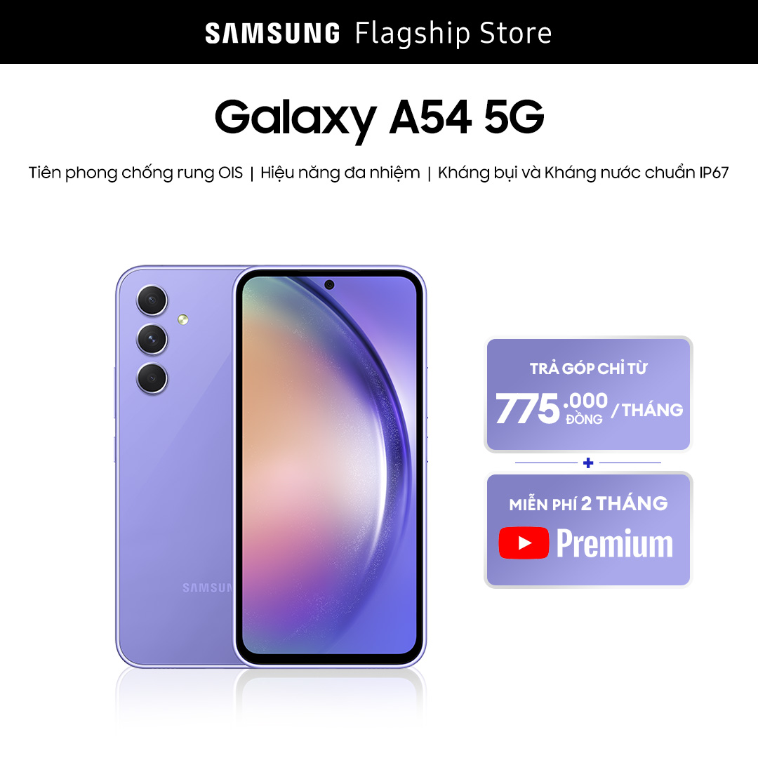 [DUY NHẤT 05.05] Điện thoại Samsung Galaxy A54 5G