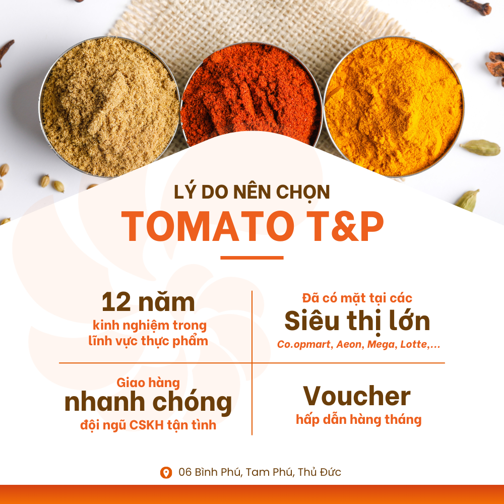 Bột Phô Mai Tornado dùng để lắc khoai tây, gà rán, sốt phô mai, pudding phô mai - TOMATO T&P