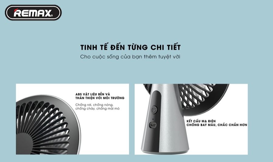 Quạt để bàn thời trang Remax F32