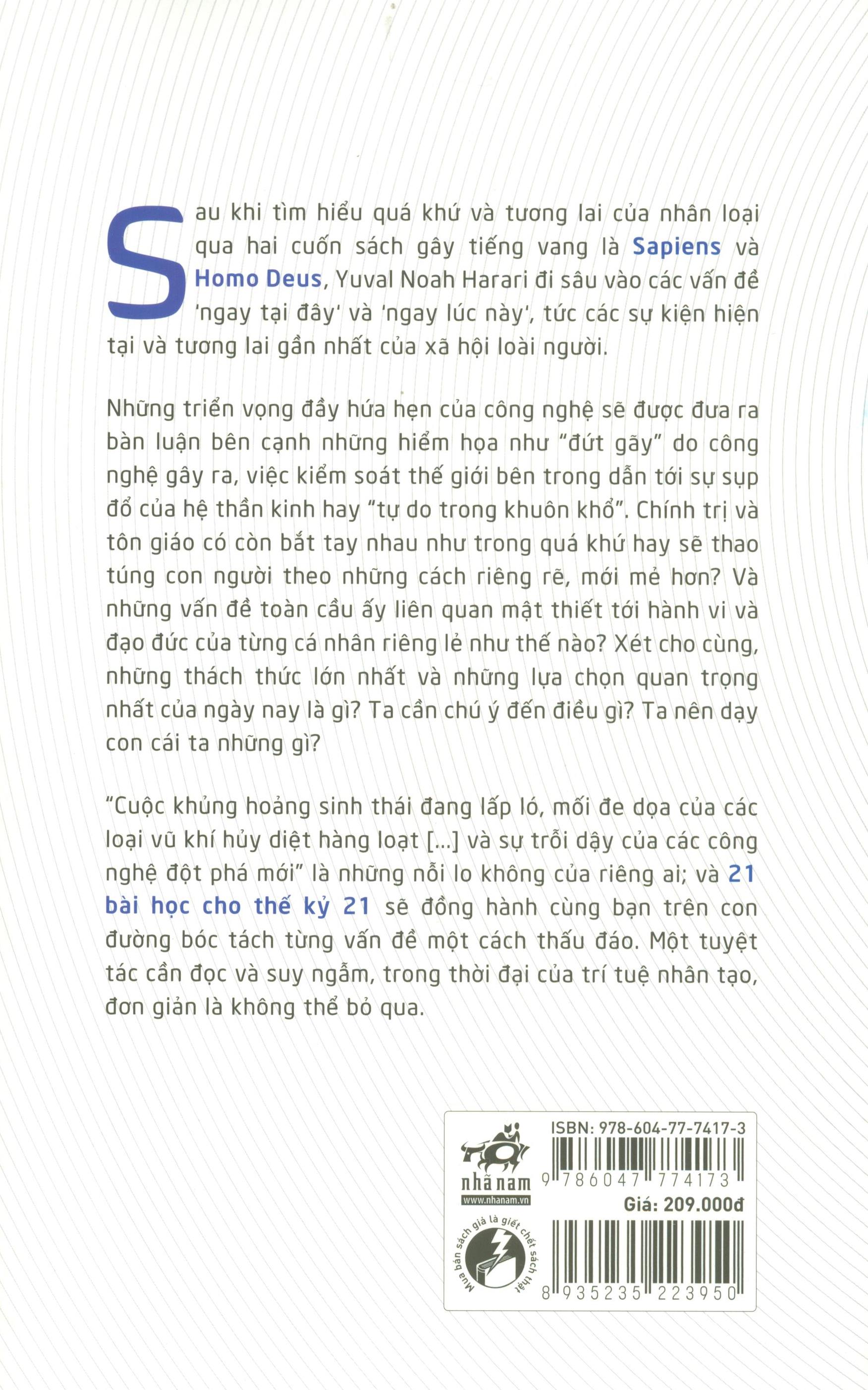 21 Bài Học Cho Thế Kỉ