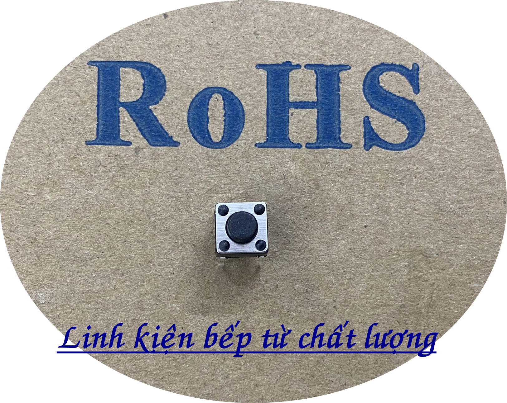 (20 cái) Nút vuông 4 chân 6x6x5 Mới !