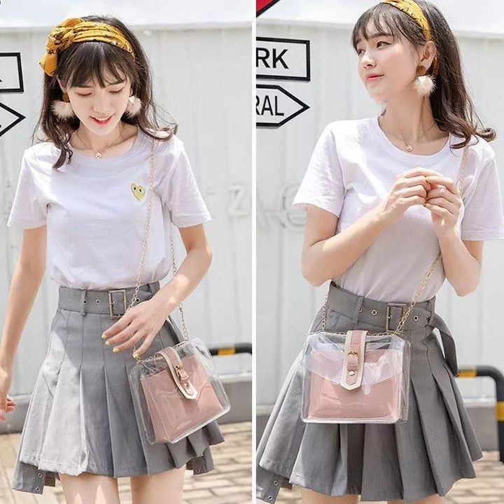 [Hoàn tiền 20%] Túi Xách Trong Suốt Khóa Từ Cao Cấp