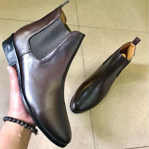 Giày Chelsea Boot Da Bò Cao Cấp