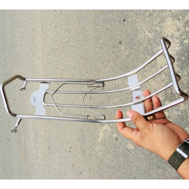 Baga xuồng inox Yamaha Sirius xăng cơ