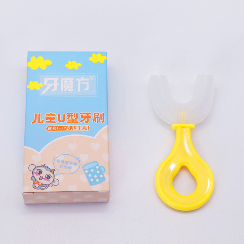 Bàn Chải Đánh Răng Chữ U Silicon Cho Bé