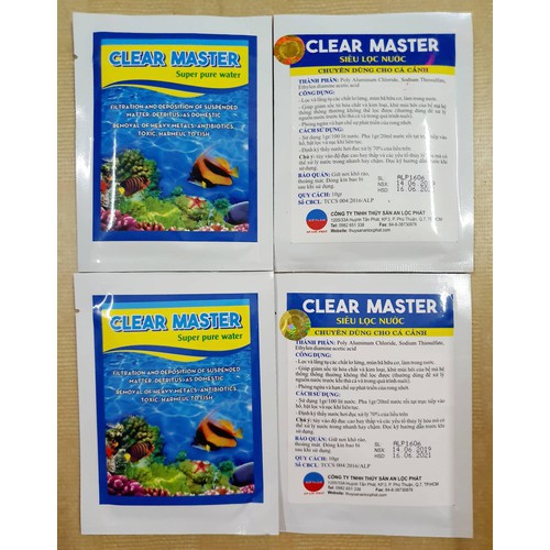 CLEAR MASTER: Siêu lọc nước cho cá cảnh