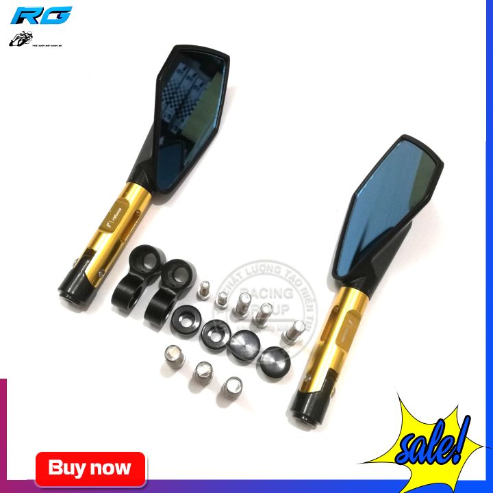 [HCM]Gương Chiếu Hậu Rizoma 5 Cạnh L2 - Màu Gold(1 Cặp)