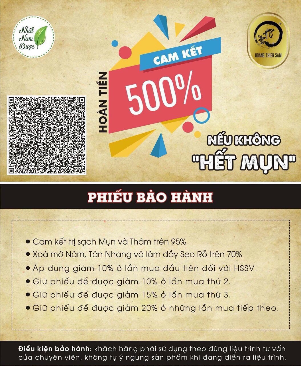 COMBO TÁI TẠO HOÀNG THIÊN SÂM