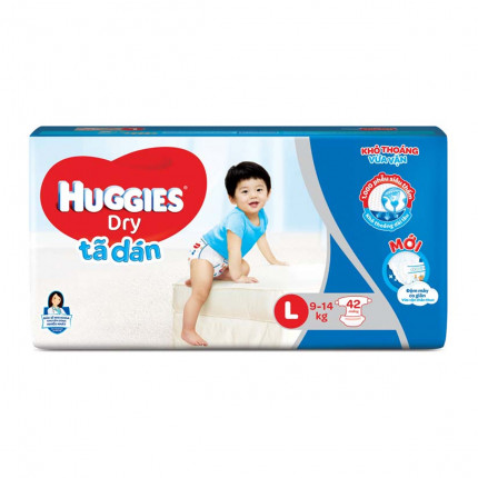 Tả dán Huggies NB56/NB100/NB36/NB58/S30/M48/L42