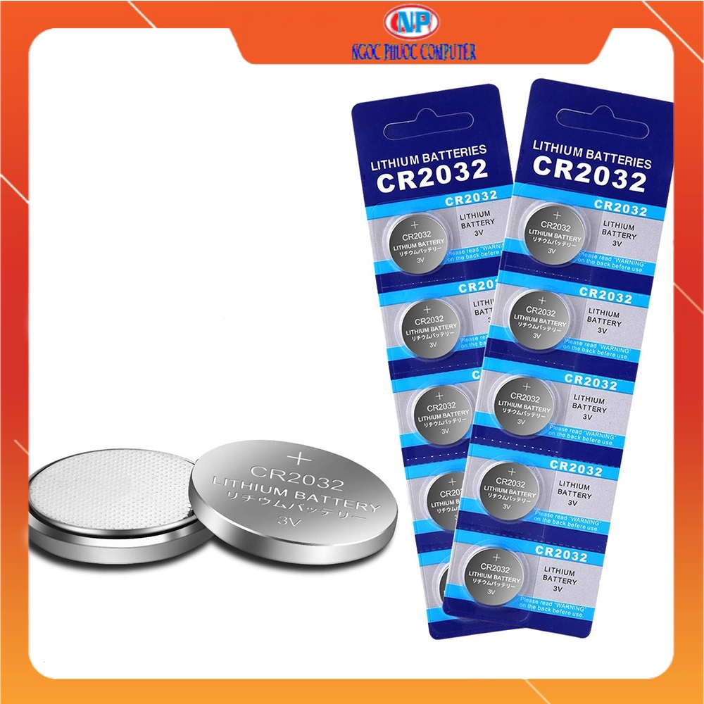 Combo of 10 Cr2032 Lithium Batteries