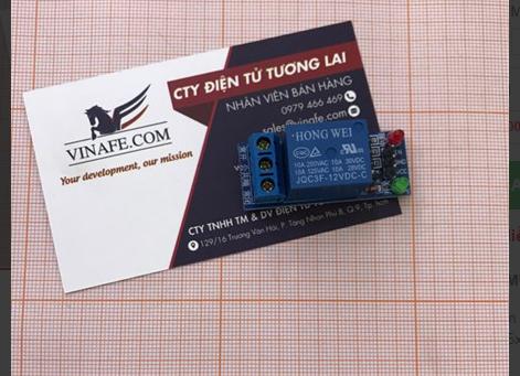 [HCM]Mo đun  Relay 1 Kênh 12V 10A Âm Kích