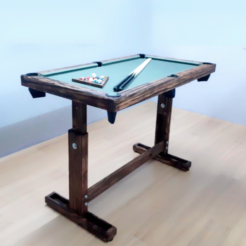 Bàn Bida mini có chân (110cm x 60cm), bi 25mm