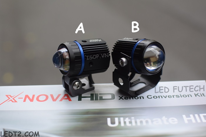 [LEDT2 ISOP] Đèn Bi - LED Mini Trợ sáng X - Nova 25W [Tròn] [Bảo hành 1 năm]