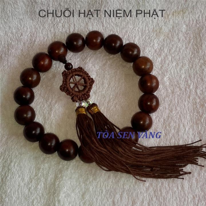 [HCM]CHUỖI HẠT NIỆM PHẬT - GỖ TRẮC 18MM