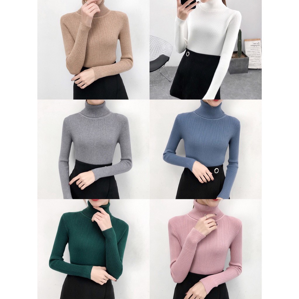 ÁO LEN CỔ 3 PHÂN THỜI TRANG CAO CẤP