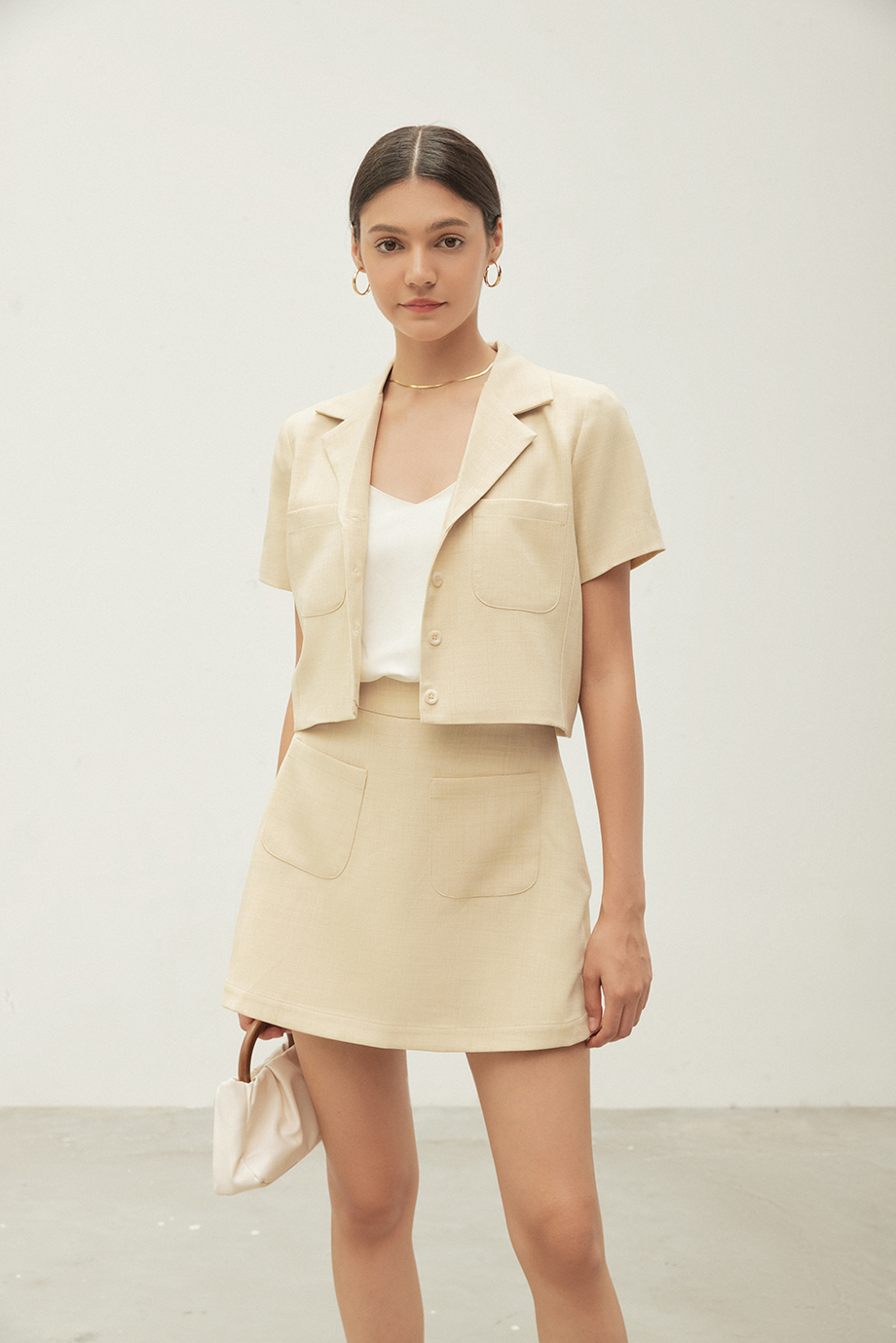 Nosbyn - Áo Blazer Croptop -  N306-C001