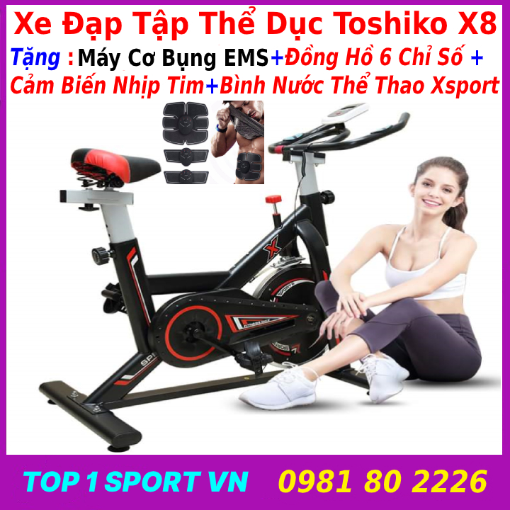 >> SO SÁNH GIÁ MÁY TẬP BỤNG ĐẠP XE | Shopee Lazada Sendo Tiki 16 Xe đạp thể dục thể thao Toshiko X8 GH-709 tặng máy cơ bụng EMS, quay xe đạp nhà tập thể dục trong nhà siêu âm thanh thiết bị thể dục thể thao đạp xe đạp nhà máy bán hàng trực tiếp