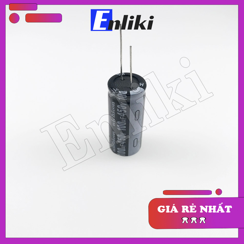 Tụ 100uF 450V kích thước 18x40mm