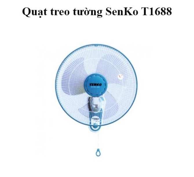 [HCM]Quạt treo tường 1 dây senko T1680