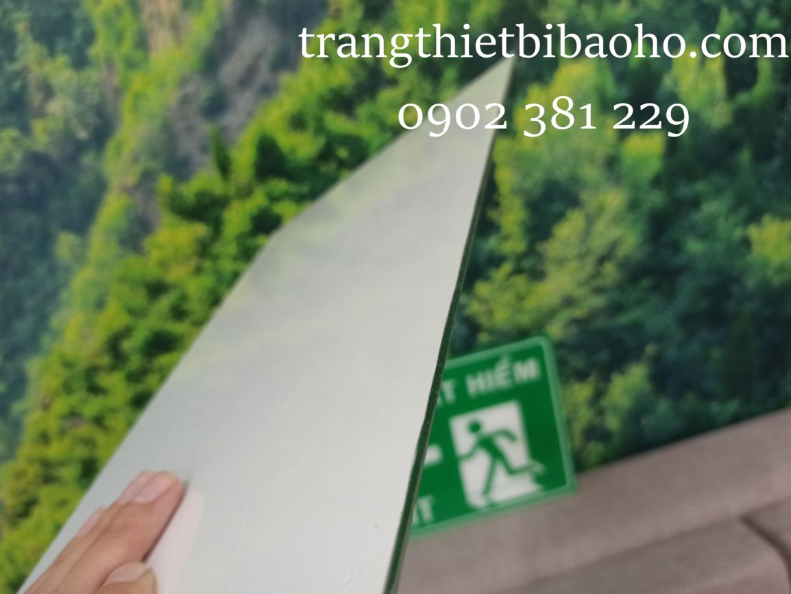 Biển báo mica lối thoát hiểm exit - KT 20 x30cm