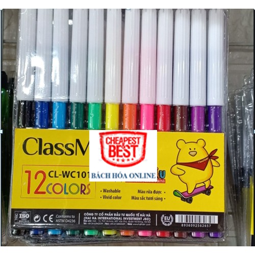 Dạ màu Classmate 12 màu
