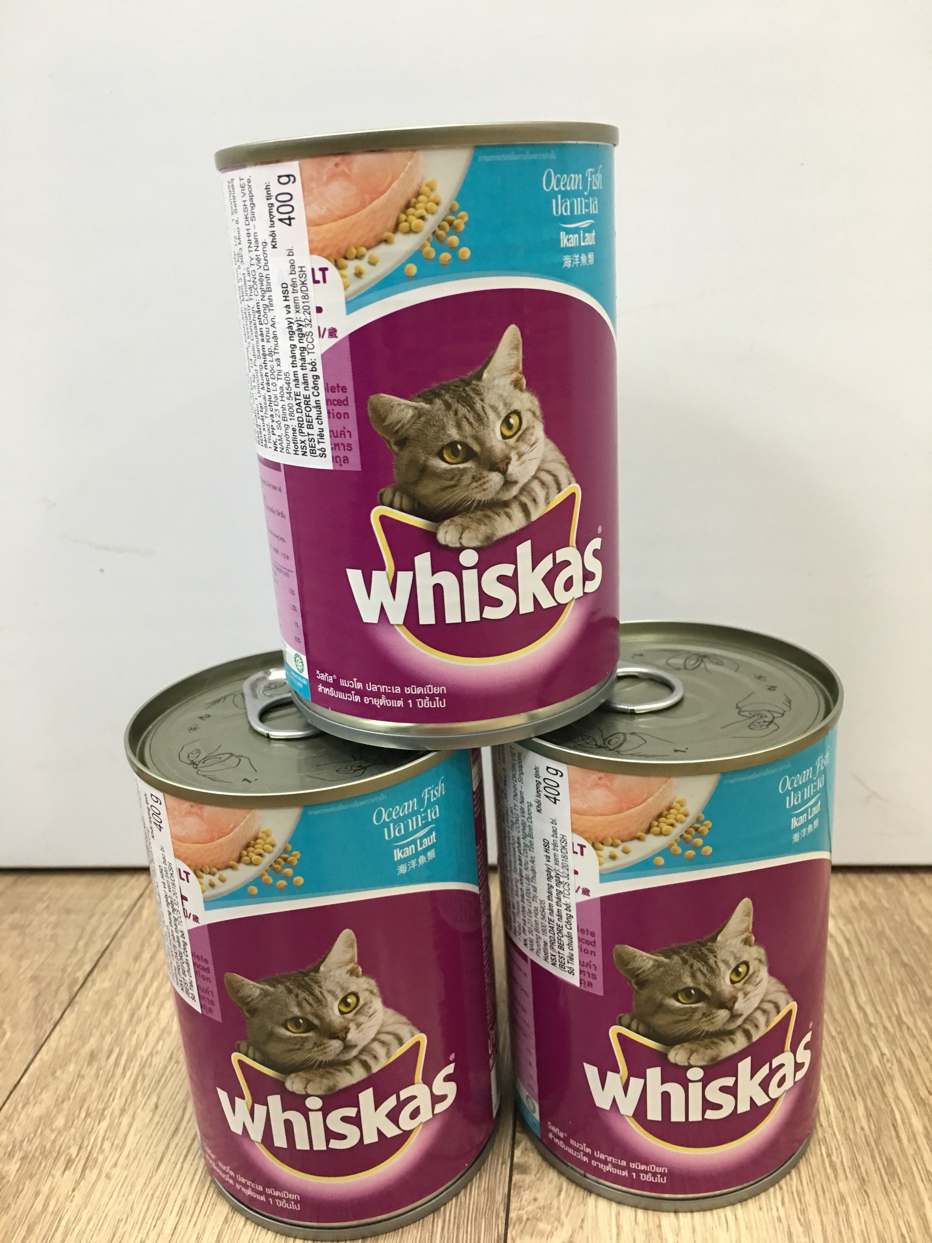6 Hộp Thức Ăn Cho Mèo Pate Whiskas