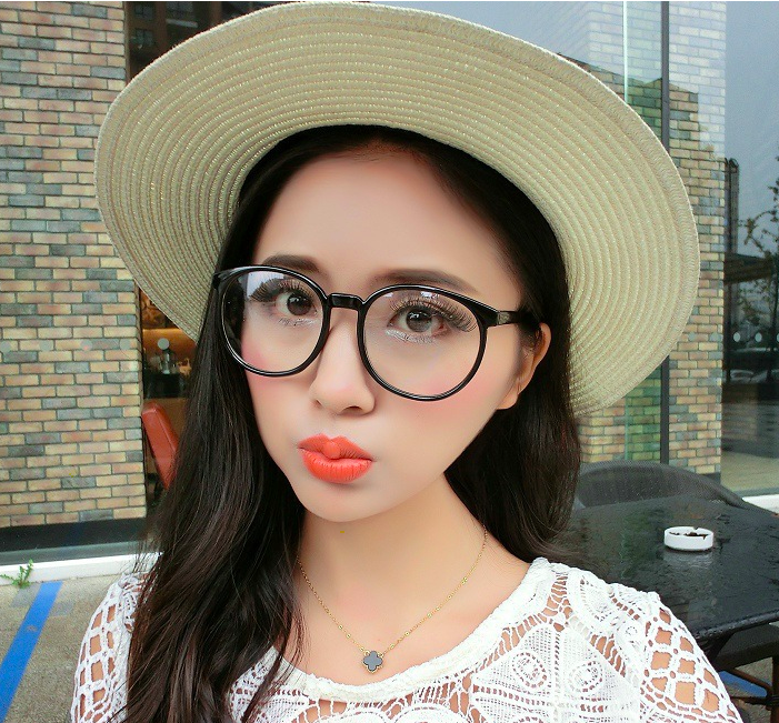 (Xem video thật) - Kính mát gọng tròn thời trang cho nữ K52