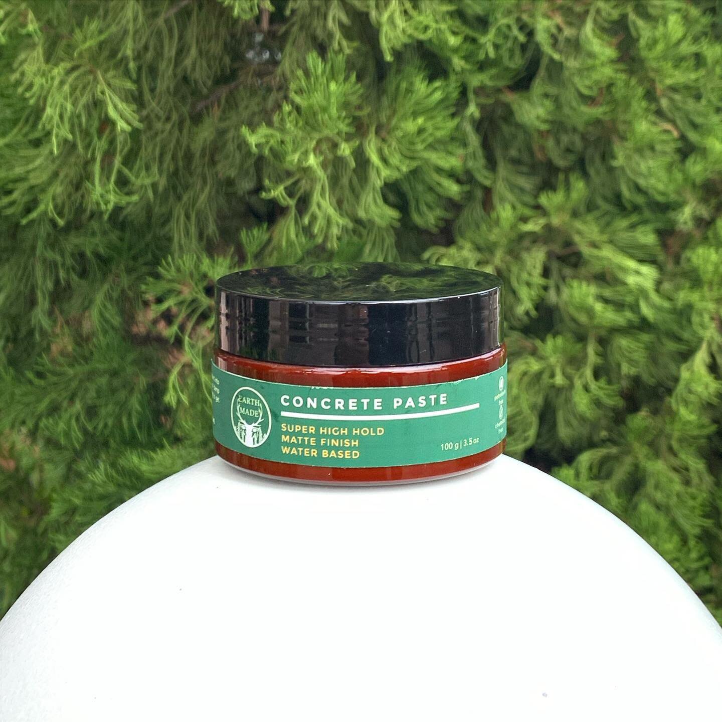 Sáp vuốt tóc Earth Made Concrete Paste | Tạo kiểu tóc cho nam