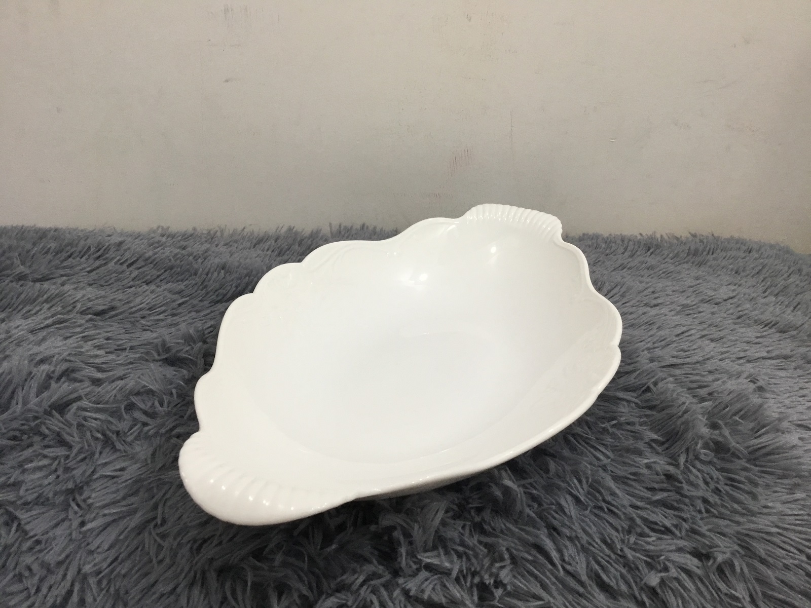 DĨA TRÁI CÂY 43X23.8X6 CM - GỐM SỨ MINH LONG I - HÀNG VIỆT NAM CHẤT LƯỢNG CAO
