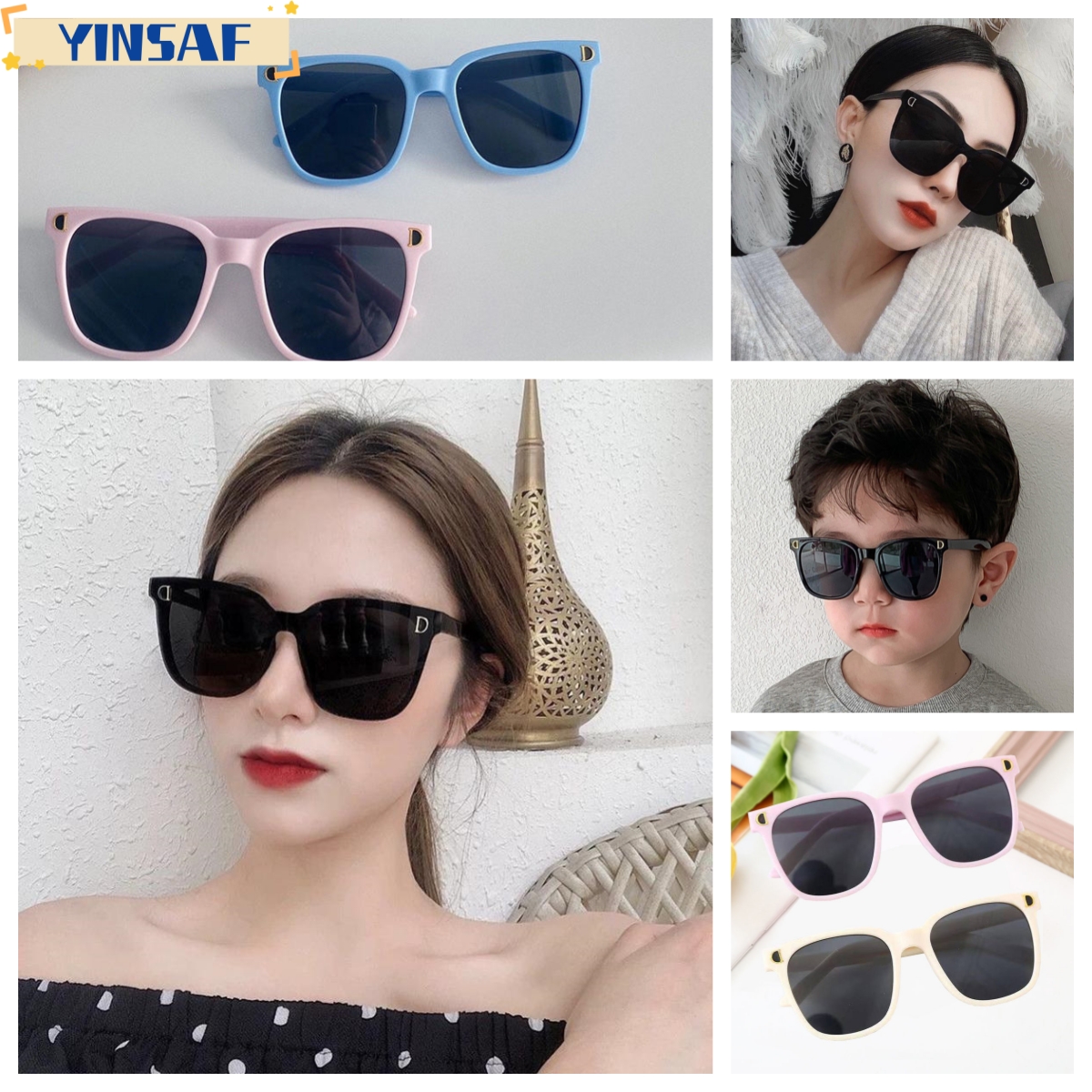 🌸Kính râm nam nữ thời trang Hàn Quốc YINSAF🌸