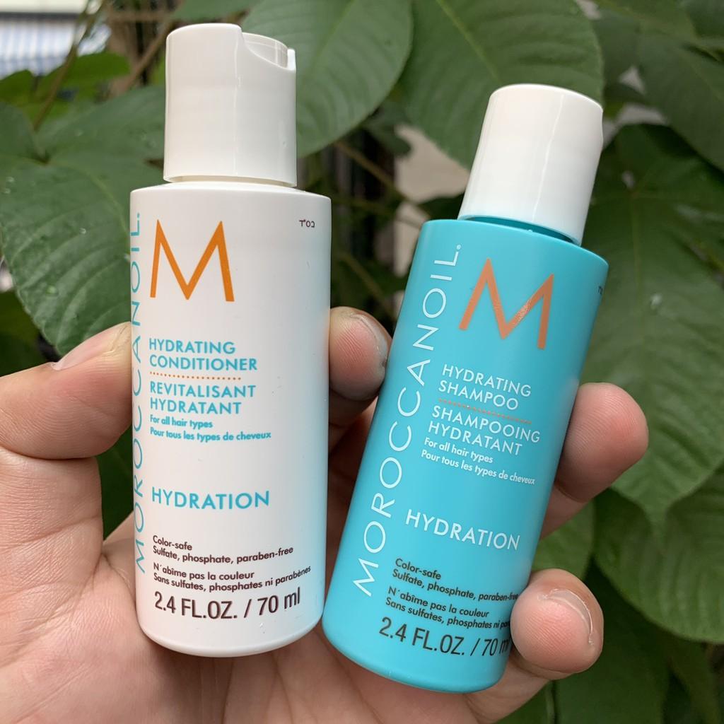 [HCM]Dầu gội xả dưỡng ẩm Moroccanoil Hydration 70mlx2