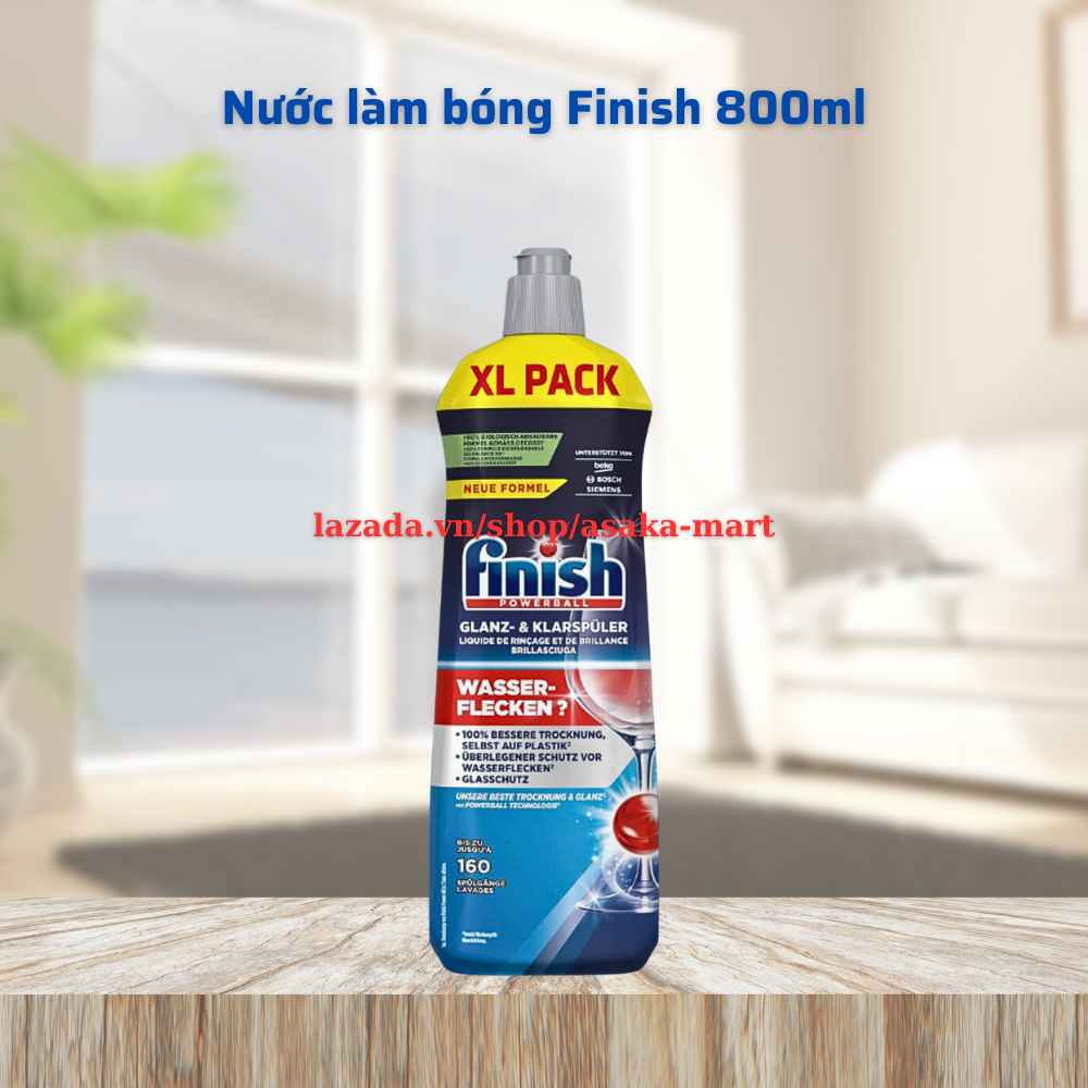 Nước làm bóng Finish 800ml/ Chai - Nhập khẩu Châu Âu