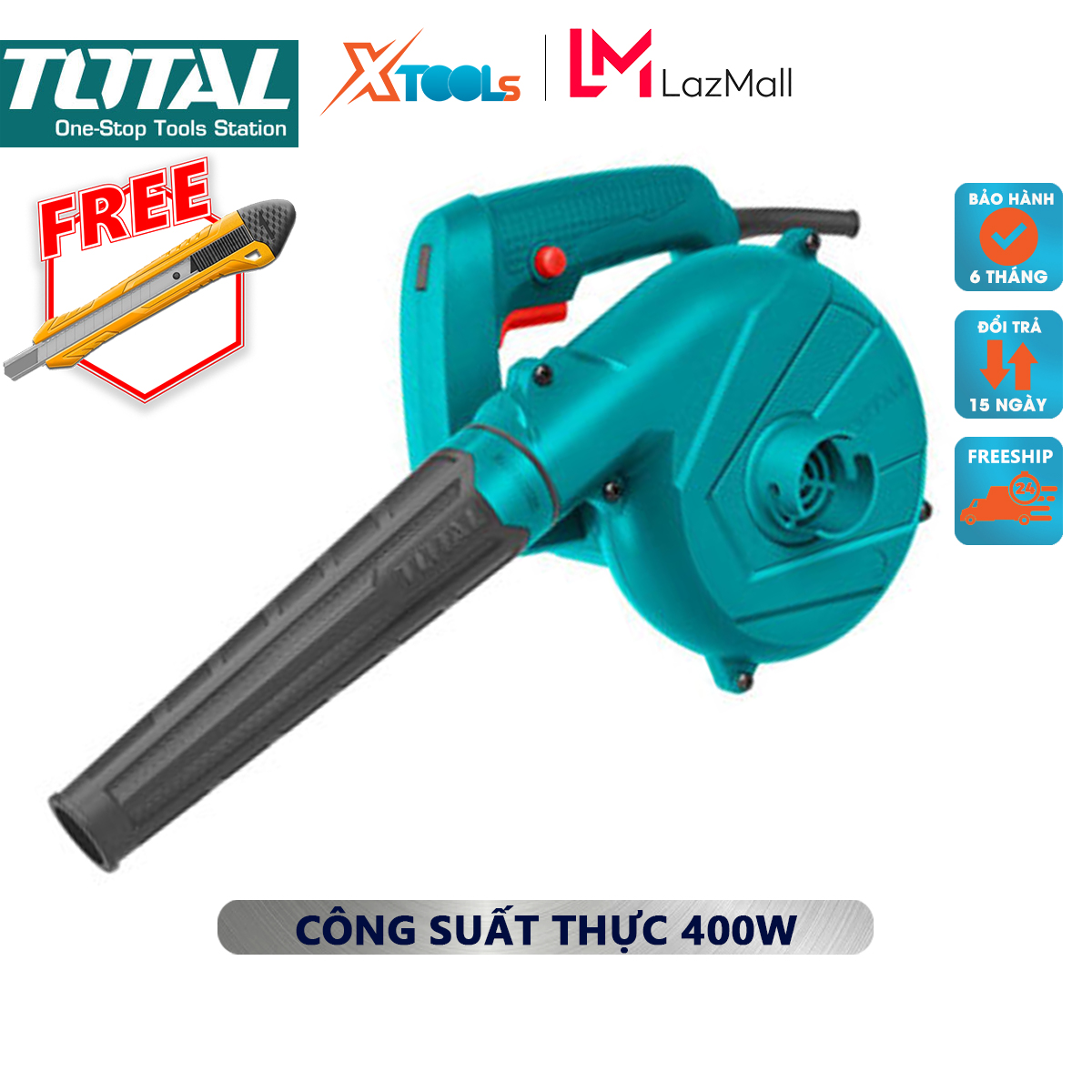 Machine blow dust/leaves total TB2046 portable air blower Electric: 220 - 240 V no-load speed: 0-14000/min speed blow: 0 - 3 m ³/min leaf blower Garden, gather the shredded wood, the dust in the home, blowing dust cars