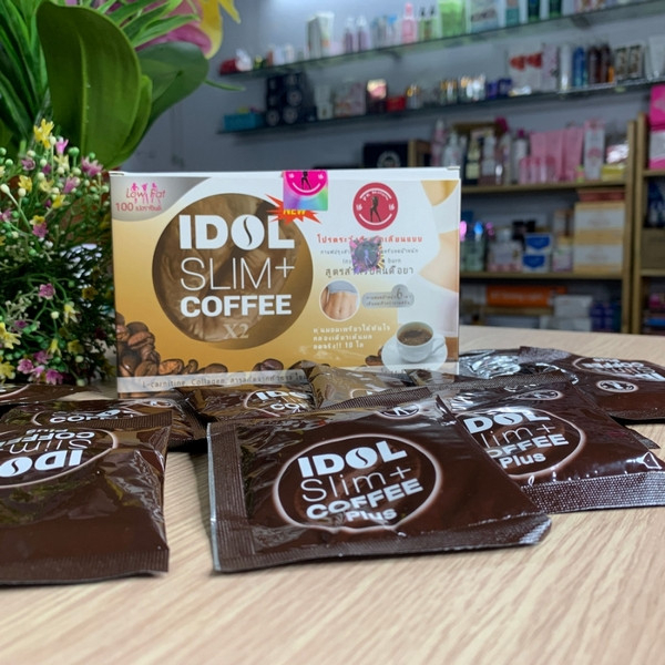 Cà Phê Giảm Cân Idol Slim x2 Coffee Thái Lan (Hộp 10 Gói)