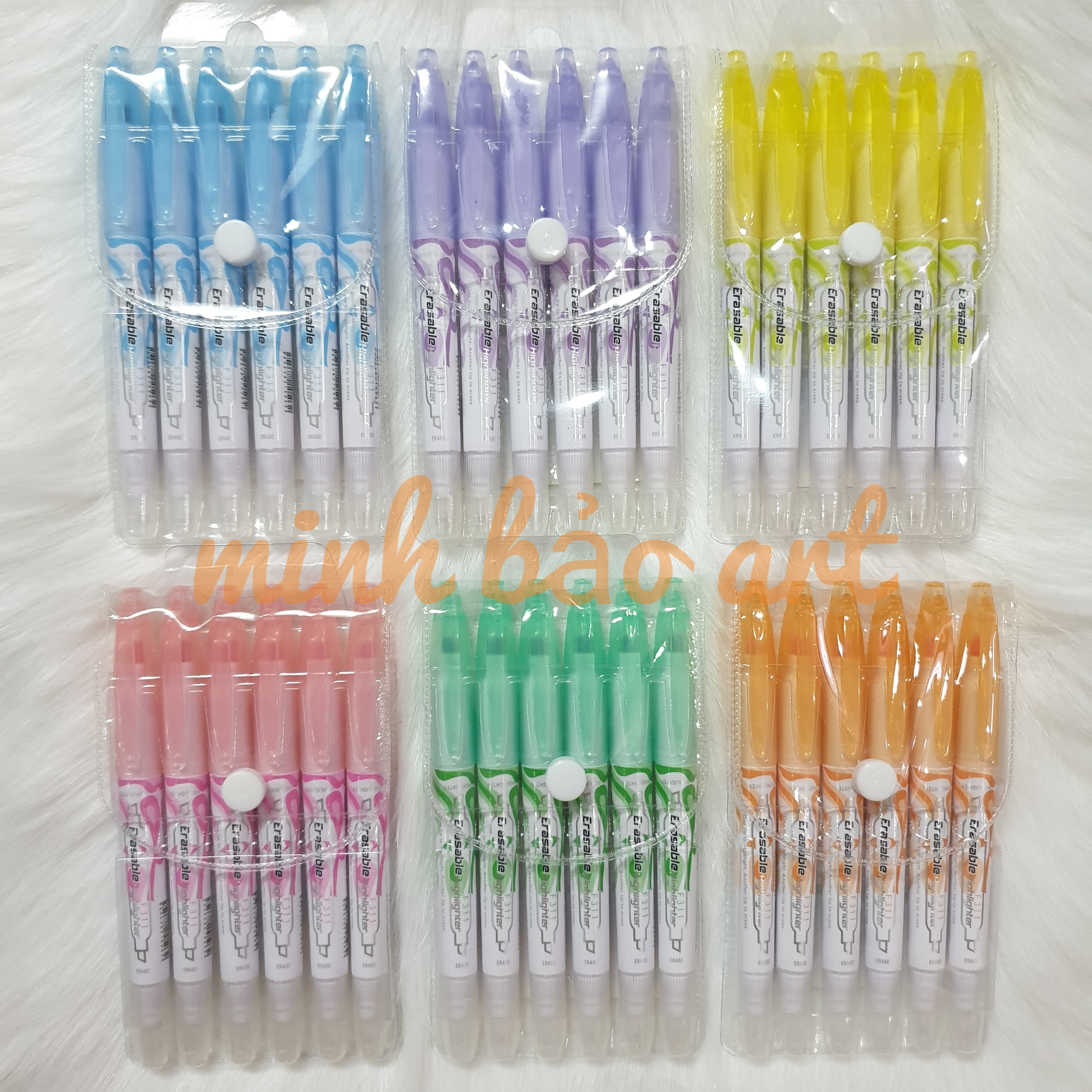 [HCM]BÚT DẠ QUANG HIGHLIGHT XÓA ĐƯỢC CENVAVA (1 CÂY)