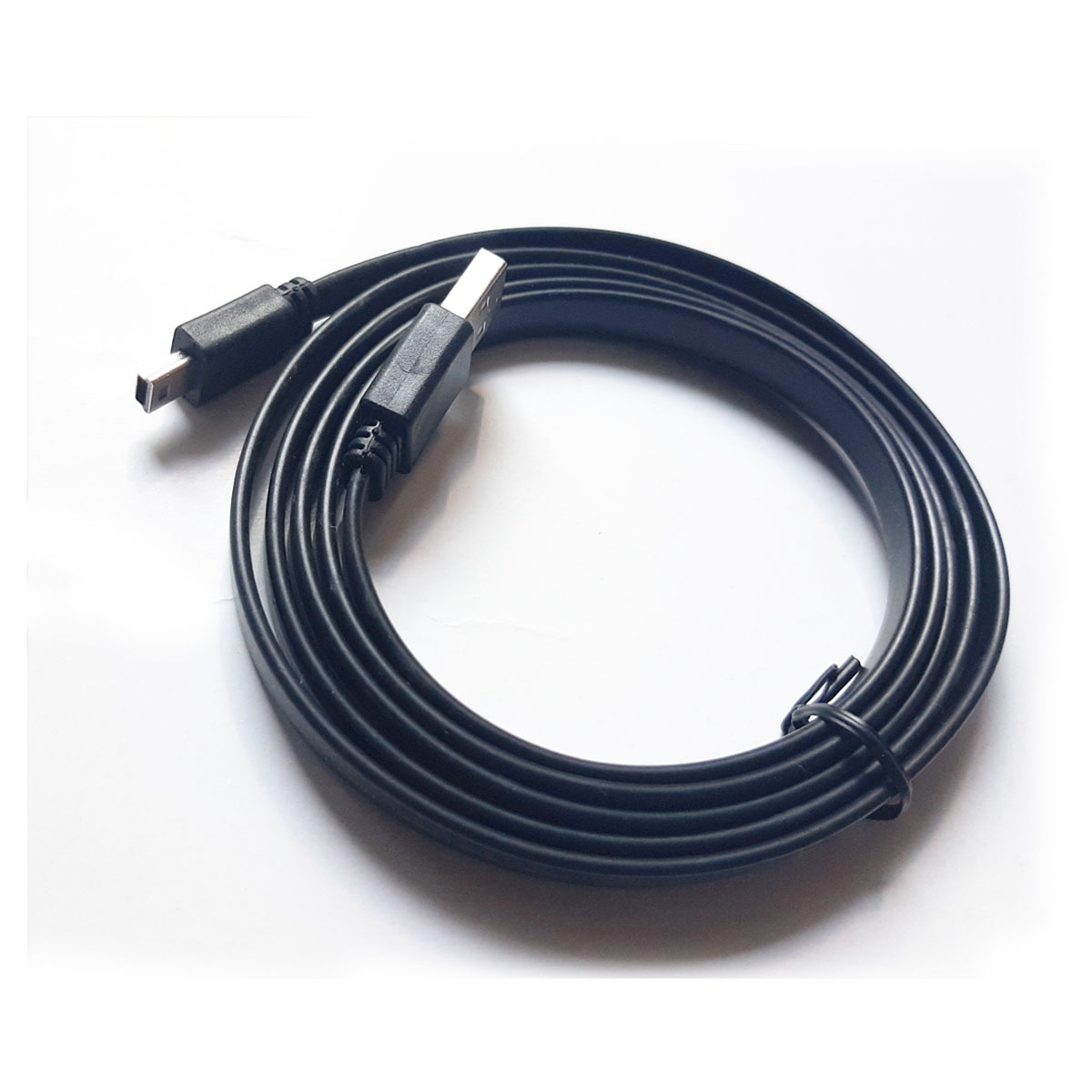 Cáp sạc usb ra mini usb (hình thang) - dây dẹp dài 1.4m