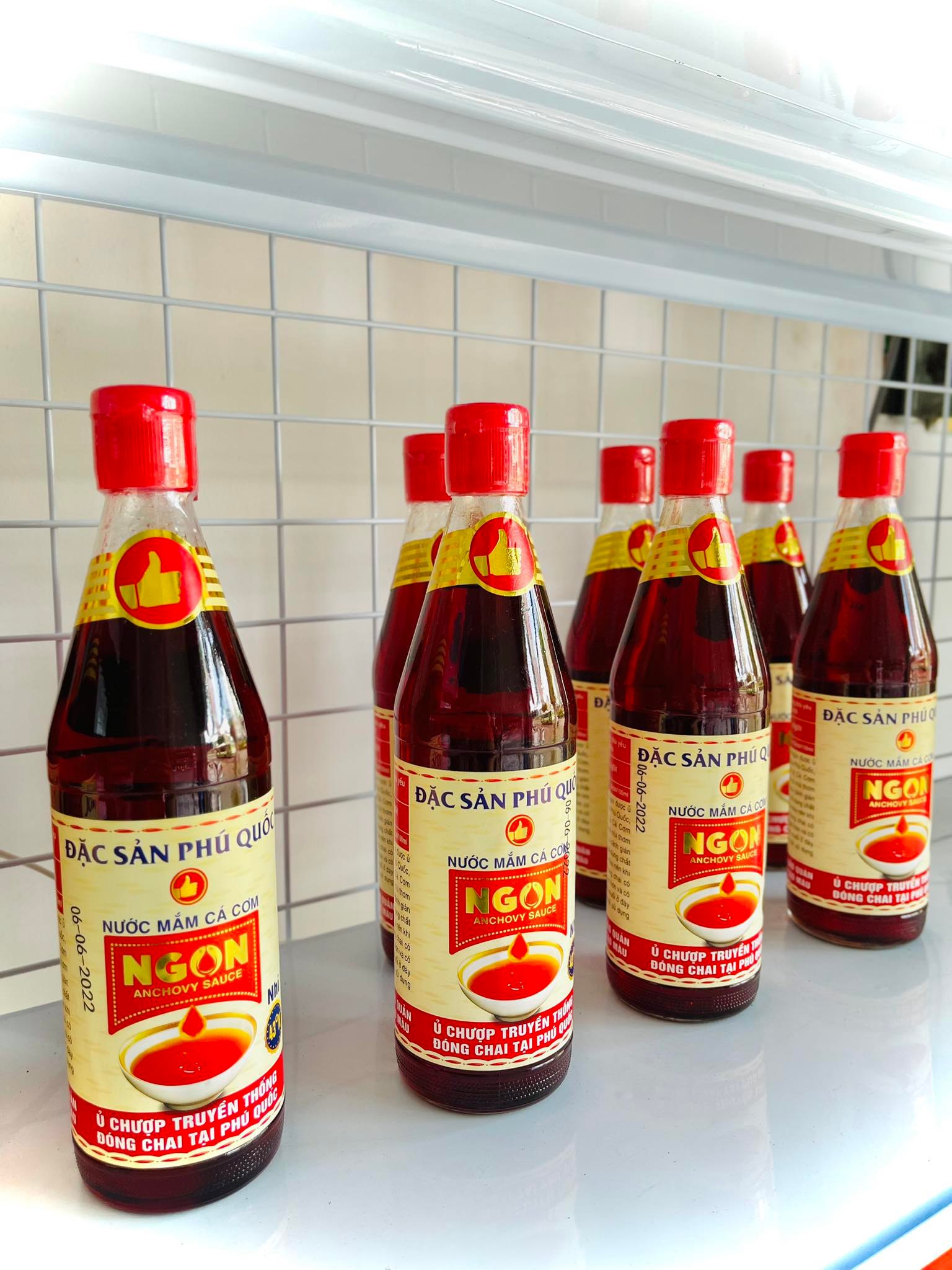 Nước mắm cá cơm Phú Quốc NGON 43 độ đạm/520ml (Cốt Nhỉ)