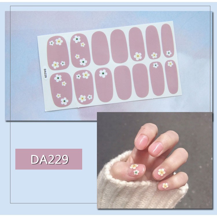 Bộ sticker dán móng tay trang trí 3D kháng nước bền chặt - P6
