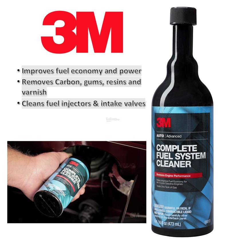 Xúc pét xăng 3M Complete Fuel System Cleaner 08813 473ml (Đen)