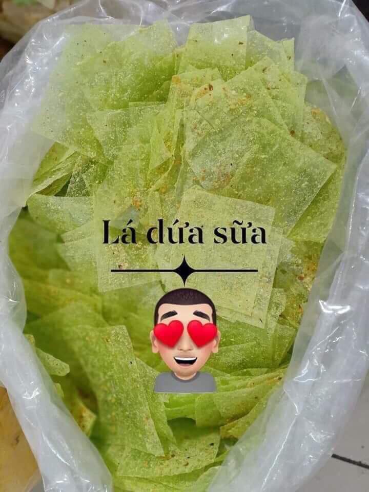 Bánh Tráng Lá Dứa Phô Mai Miếng Bịch 60gram
