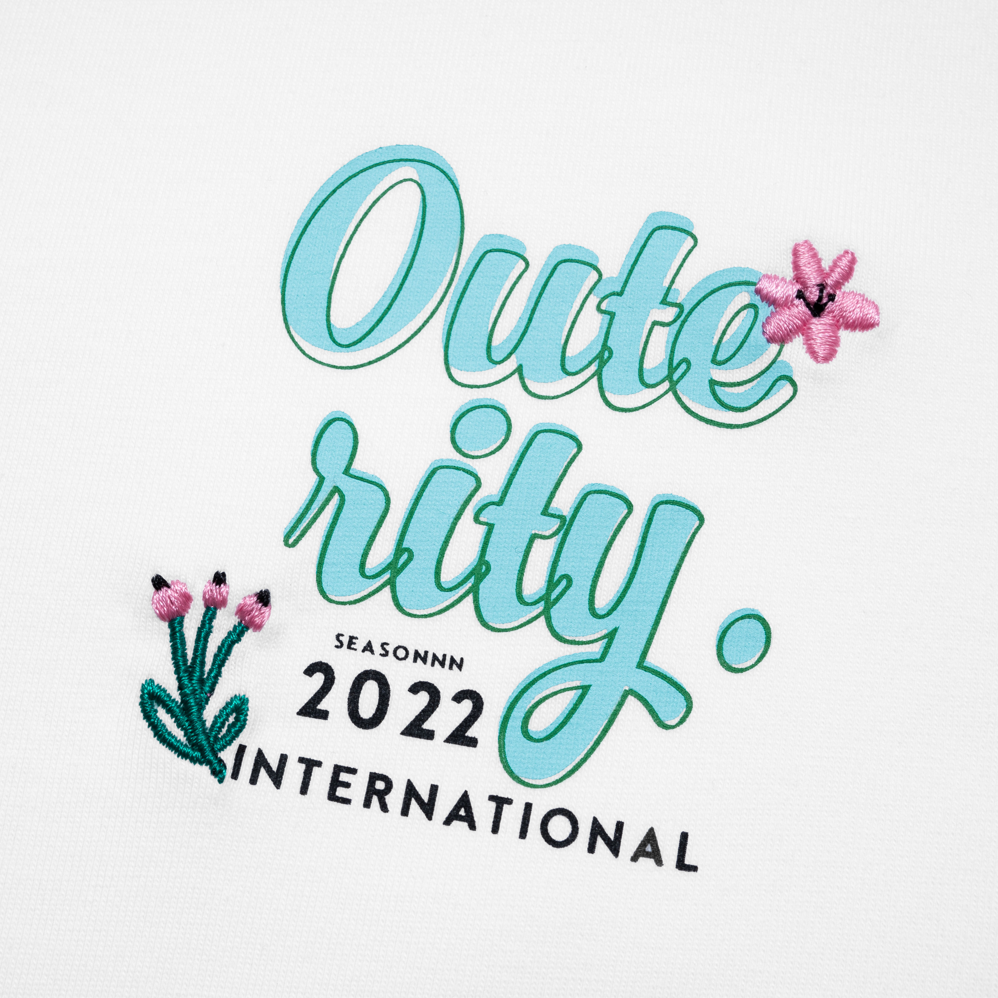 Áo Thun Outerity Florist / Màu Trắng - ORT.B 161