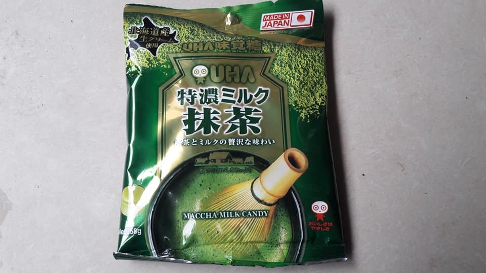 [HCM]Kẹo sữa trà xanh UHA 8.2 - Nhật