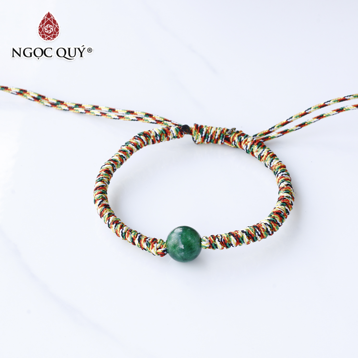 [HCM]Vòng thắt dây đa sắc - Ngọc Quý Gemstones