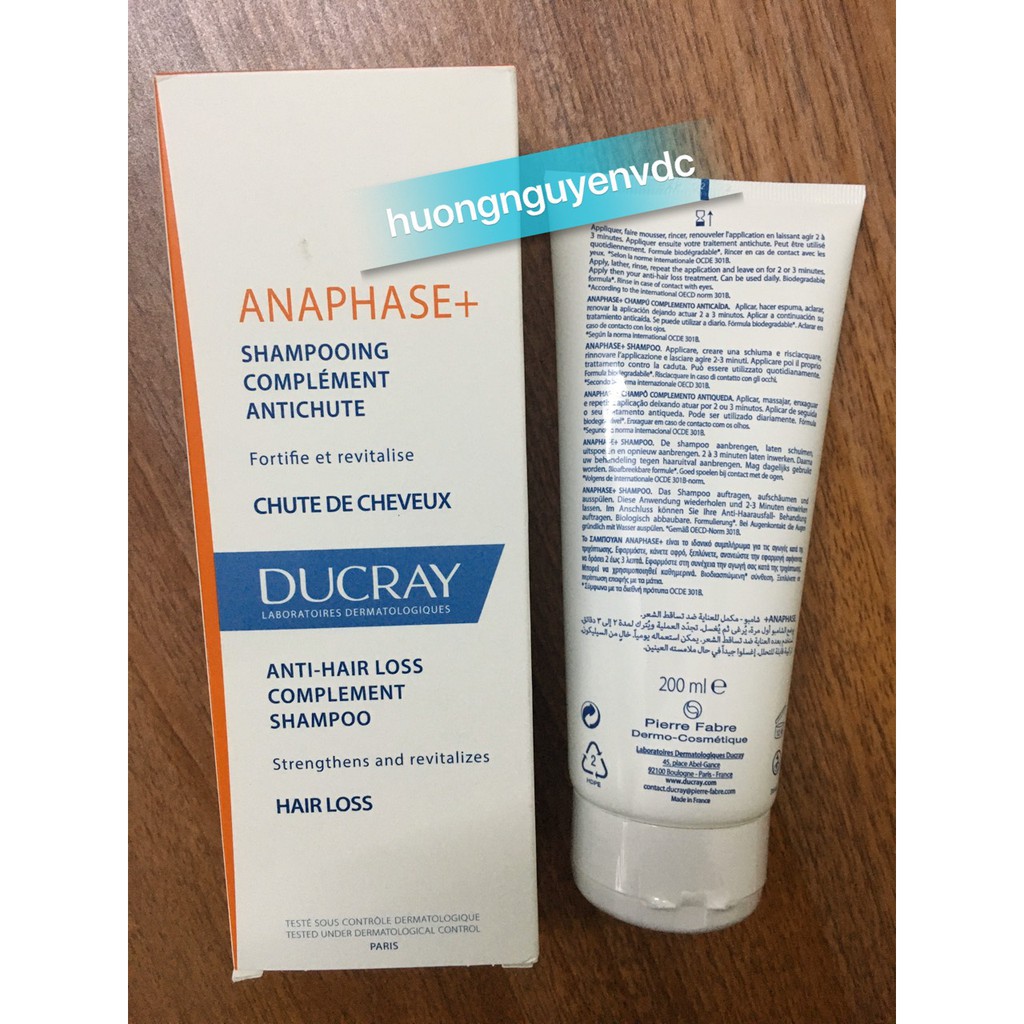 DẦU GỘI RỤNG TÓC DUCRAY ANAPHASE+ (200ml)