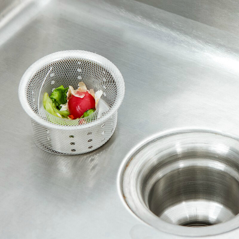 SET 100 túi lọc rác bồn rửa chén, nắp cống 100B501