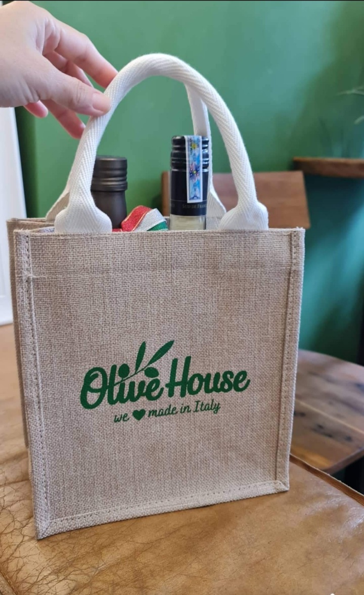 Túi vải đay Olive House có nút hít nam châm