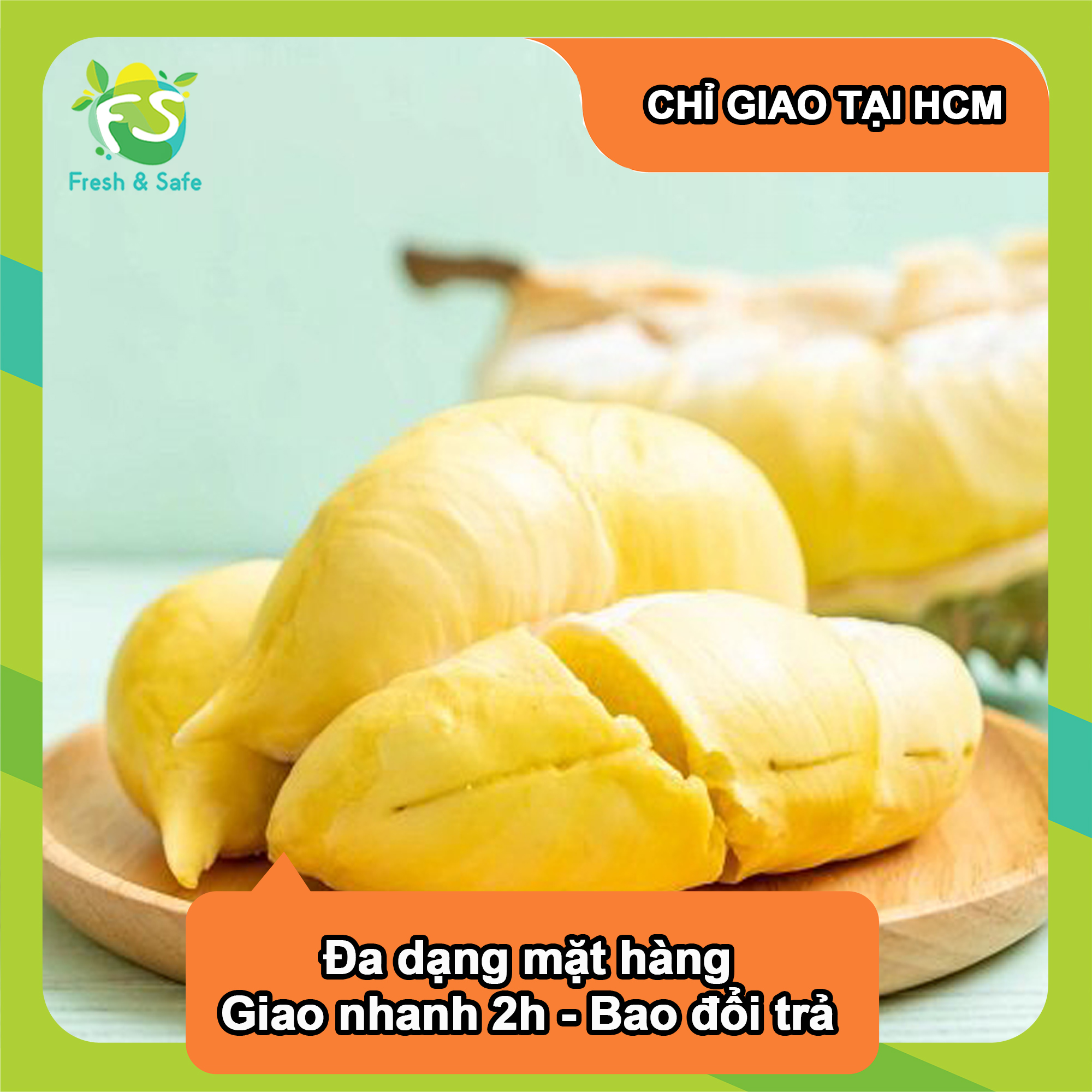 [Chỉ Giao HCM] Sầu Riêng Tách Múi - 300g